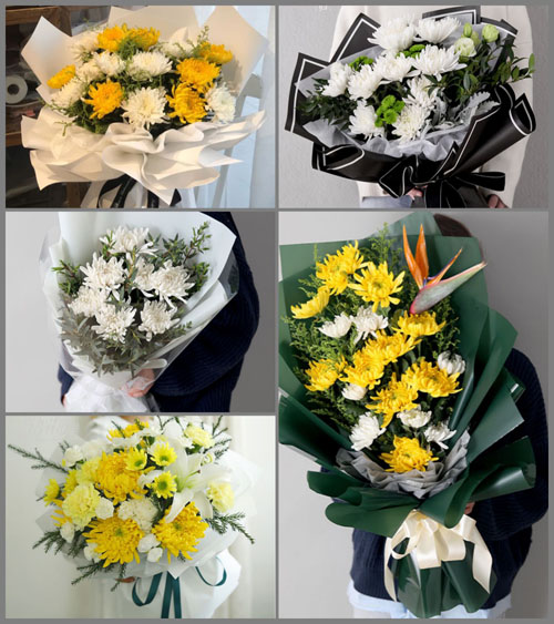 贵州毕节市黔西县沙井乡菜河村白事花束代送